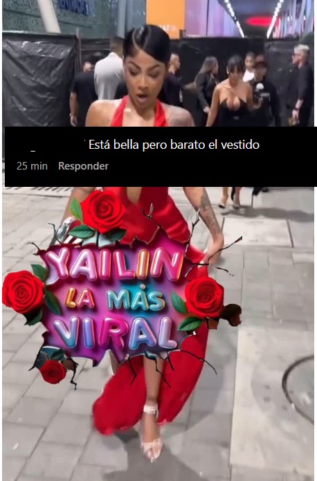 Así Fue como Yailin La Mas Viral deslumbra en Premios Heat 2025