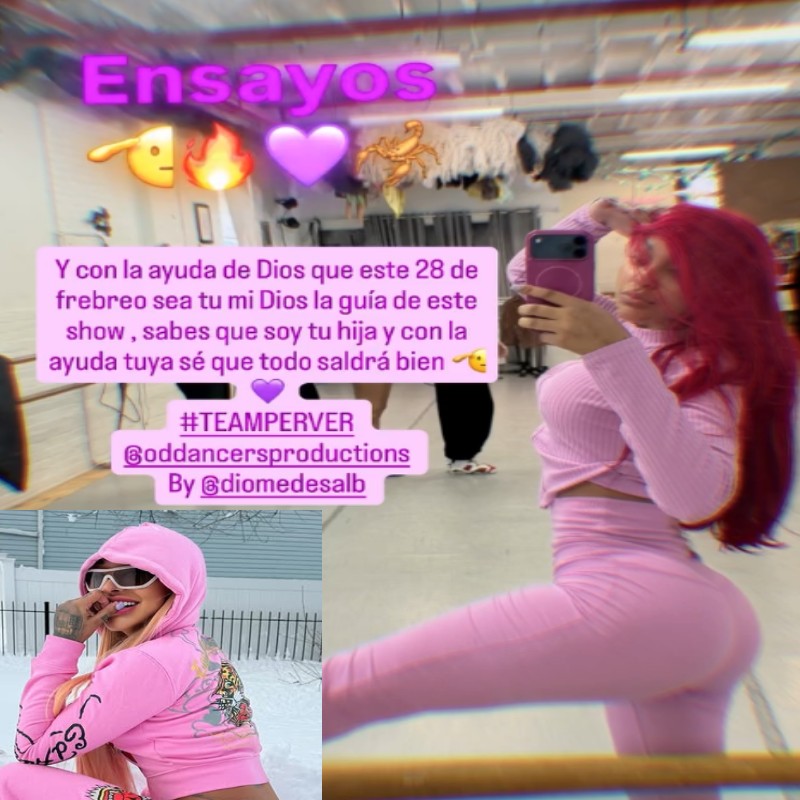 La perversa ensayando ¿Te lo perderas?