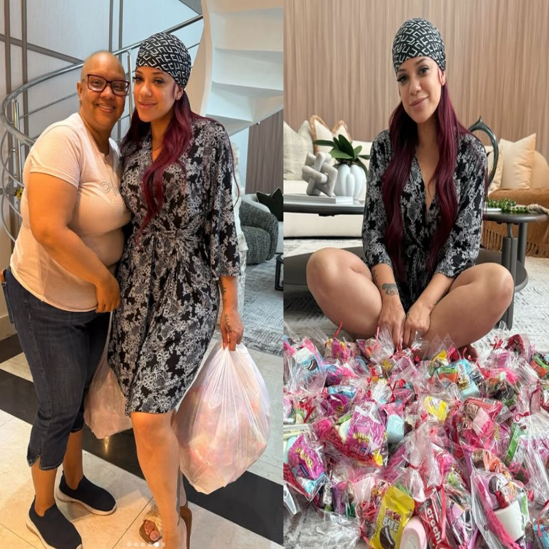 La Insuperable le compro los dulces a una doña para ayudarla con su quimioterapia