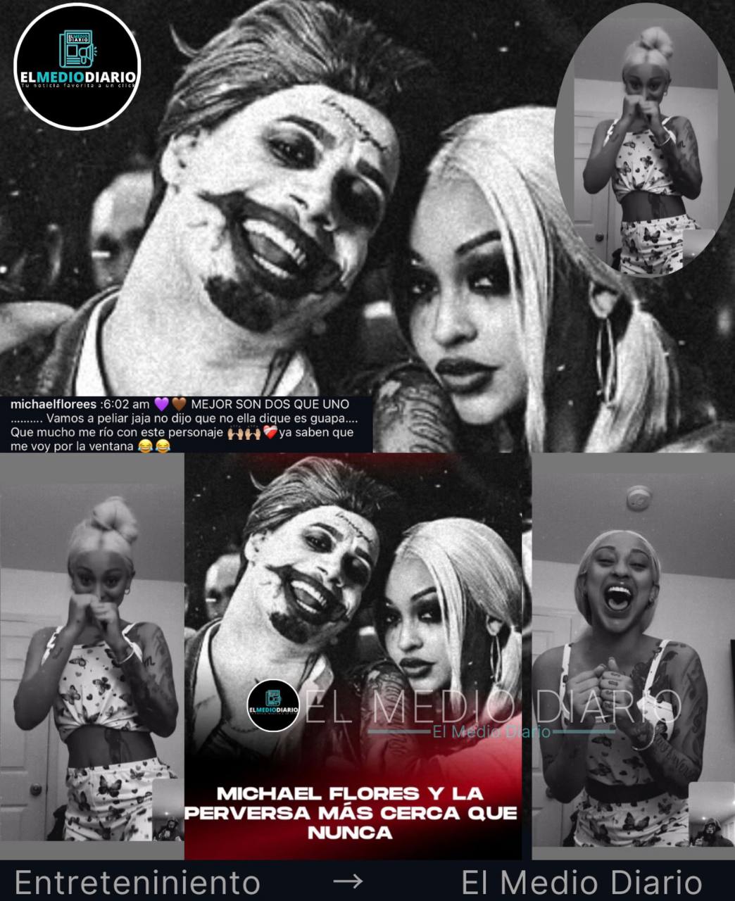¿La Perversa y Michael Flores juntos?